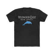 Vintage retro old school Style Wildwood Crest Men's Cotton Crew Tee